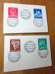 EBS Germany 1941 Vienna Spring Fair - Michel 768-771 SONDERSTEMPEL WIEN 681 - Picture 1 of 2