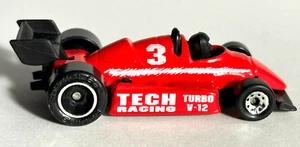 Matchbox Red F-1 Racer Diecast Race Car Tech Turbo V-12 Racing 1:55 Loose 1984 - Picture 1 of 5