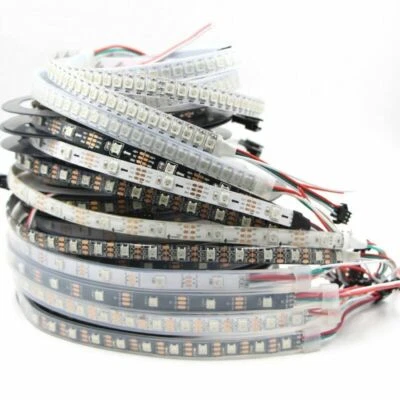 5V WS2812B led strip 5050 RGB 30/60/144 pixels dream color smart LED Addressable - Image 1 of 4