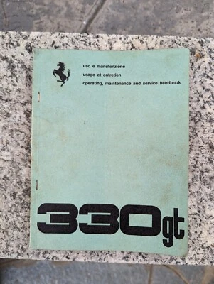 FERRARI 330 GT MANUALE USO E MANUTENZIONE ITA/FRA/ENG - Immagine 1 di 4
