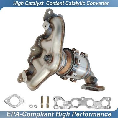 Convertidor catalítico colector de 2,4 L para Hyundai Sonata 2009 a 2014 aprobado por la EPA Foto 1 de 4