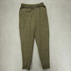 Athletic Works Sweatpants Mens M (32-34) Heather Army Green Drawstring Joggers
