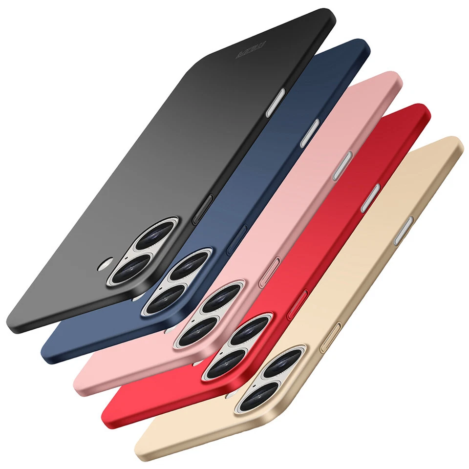 Funda rígida MOFI para Apple iPhone 16 PLUS ultrafina PC funda de móvil mate esmerilada