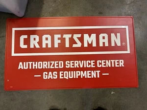 Craftsman Authorized Service Center Gas Equipment Metal Sign 36" X 20" #2 BR1 - Picture 1 of 7