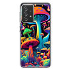 For Samsung Galaxy A72 Shockproof Case Psychedelic Trippy Hippie Mushrooms