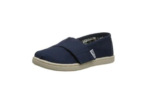 Toms Infant Toddler Tiny Classic Canvas Slip On Shoes 013001D13-NVY - Navy Blue - Picture 1 of 6