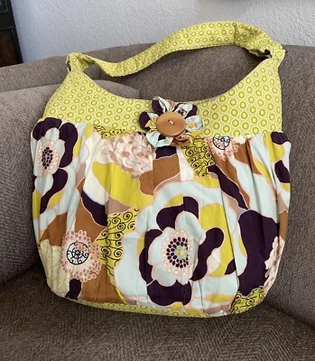 Cartera de Mano Estilo Años 60’s/70’s Vintage, Hippy, Boho, Marrón, Flor, Colores Otoño Foto 1 de 4