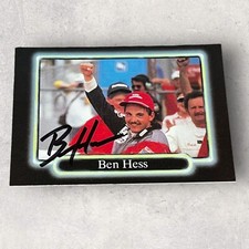 Ben Hess 1990 MAXX VINTAGE autographed NASCAR ARCA LEGEND card