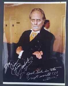 Zacherley Signed  8x10 Photo  John Zacherle Vintage Autograph Very Unique! - Picture 1 of 2