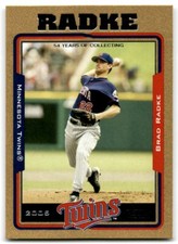 2005 Topps Gold Brad Radke 1767/2005 Minnesota Twins #165