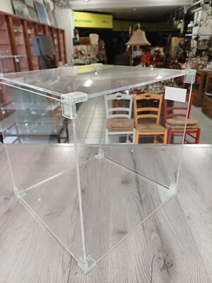 Cubo da  cm 33 box espositore vetrina in plexiglass trasparente - Immagine 1 di 2