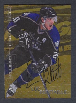 1999-00 Be a Player Millennium Signatures GOLD LUC ROBITAILLE Auto - Image 1 of 2