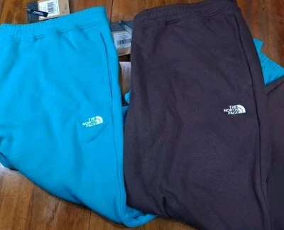 $60 The North Face Hombres 3XL XXXL Media Cúpula Pantalones de Sudadera Marrón Cian Cálidos Suaves Nuevos con Etiquetas Foto 1 de 4