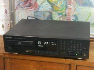 KENWOOD CD Player Deck DP-6020 Black From Japan Used Operation Confirmed - Picture 1 of 8