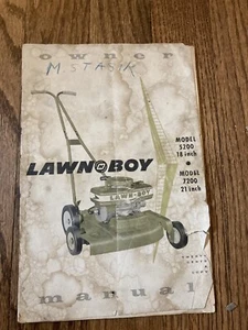 Vintage Rasenmäher manuell Modell 5200 7200 SIEHE ZUSTAND - Bild 1 von 5