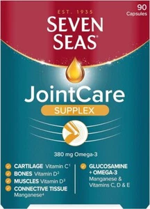 Seven Seas JointCare Supplex with Glucosamine plus Omega-3, 90 Capsules - Picture 1 of 6
