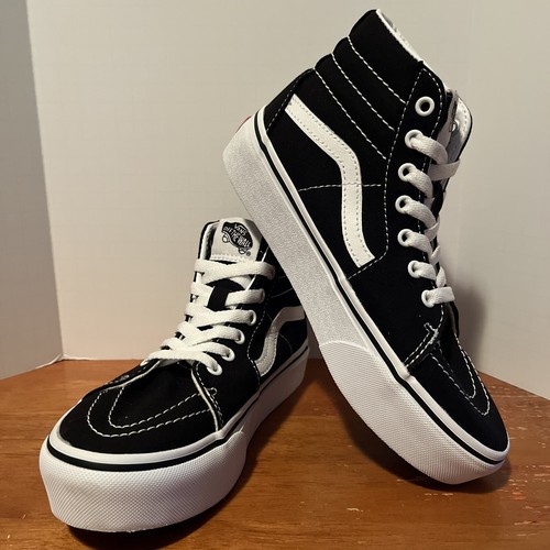 Scarpe alte Vans Off The Wall SK8 Hi Kids 3 Filmore tela nera top