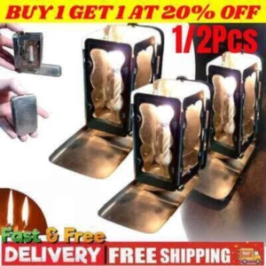 Folding Pocket Candle Lantern, Krogesdiscount Folding Pocket Candle Lantern NEW - Picture 1 of 11