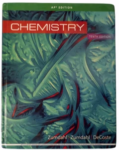 Chemistry AP Edition (2018) Zumdahl & DeCoste 10th Edition Hardcover Textbook - Picture 1 of 7
