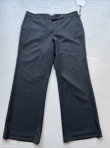Calvin Klein Classic Pants Womens 14 Petite Gray Bootcut Full Length New - Picture 1 of 18