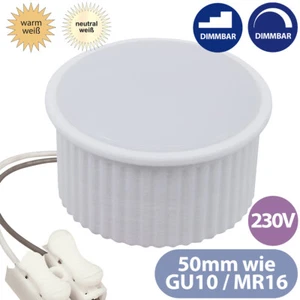 LED Module 50mm Ø passend für GU10 MR16 Einbaurahmen 230V 3W 5W 7W Leuchtmittel - Bild 1 von 18