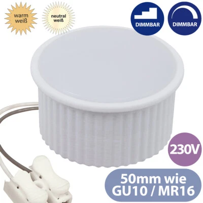 LED Module 50mm Ø passend für GU10 MR16 Einbaurahmen 230V 3W 5W 7W Leuchtmittel - Bild 1 von 4