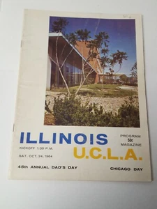 Illinois Football Program Illini vs UCLA 1964 Dad's Day - Picture 1 of 4