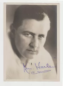 Kenneth Harlan foto vintage epoca anni '20 5x7 fan - stella del cinema - E5 - Foto 1 di 2