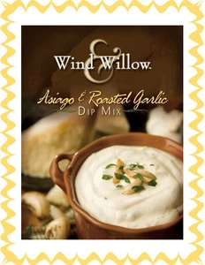 WIND & WILLOW 1 Pack Asiago Roasted Garlic Dip Mix~For Chips, Veggies, Crackers  - Picture 1 of 2