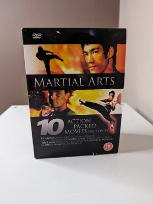 martial arts 10 film collection kickboxer 3 bruce lee fist of honour - Image 1 of 4