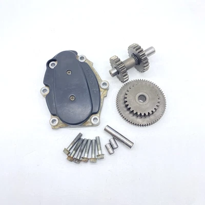 1997-2005 OEM HONDA SPORTRAX TRX300EX Engine Starter Reduction Gears & Cover Set Foto 1 de 4