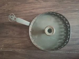 Antiker Kupfer Kerzenständer Made in England mit gebogenen Teilen Intl Sale - Bild 1 von 4