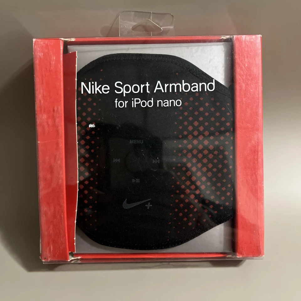 Black Nike Sport Armband For All Apple IPod Nano Holder Jogging Running NEW  - Image 1 of 2