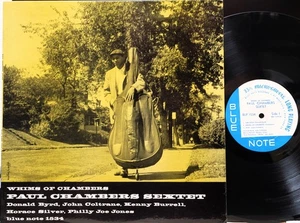 PAUL CHAMBERS "WHIMS OF CHAMBERS" BLUE NOTE BLP1534 63rd NY23 RVG Ear Flat EX - Picture 1 of 8