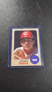 2017 Topps Throwback Thursday #TBT - 1968 Topps Baseball Design Johnny Bench #25 - Picture 1 of 2