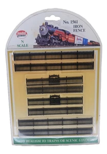 vintage Model Power Model RR N Scale Accessories #1561 Iron Fence - Picture 1 of 2