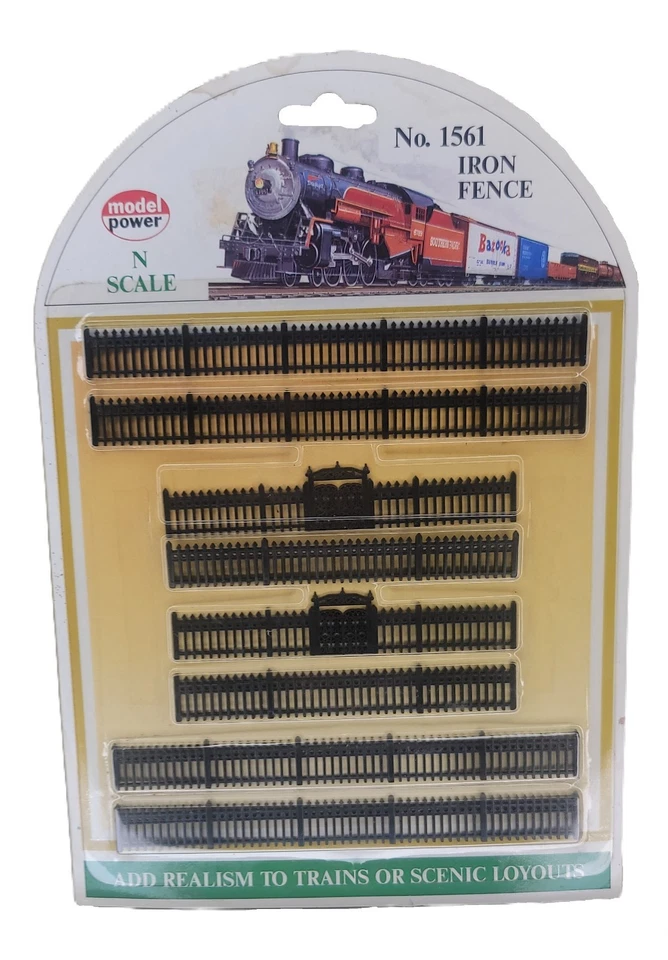 vintage Model Power Model RR N Scale Accessories #1561 Iron Fence - Image 1 of 2