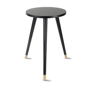 Ilyapa Indoor Plant Stand - Mid Century Modern Floor Planter Stand Black Top ... - Picture 1 of 6