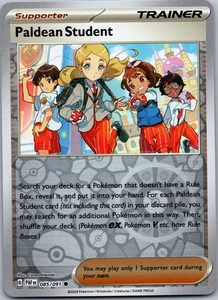 Paldean Student SV: Paldean Fates 085/091 Reverse Holo| Mix&Match - Picture 1 of 2