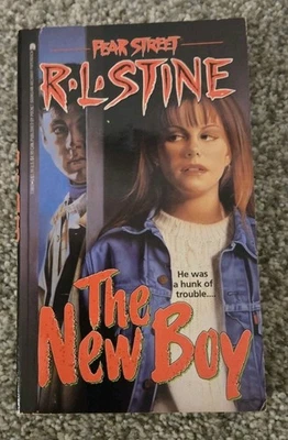 RL Stine The New Boy vintage paperback book series Fear Street Horror YA 1st Ed - Imagem 1 de 4