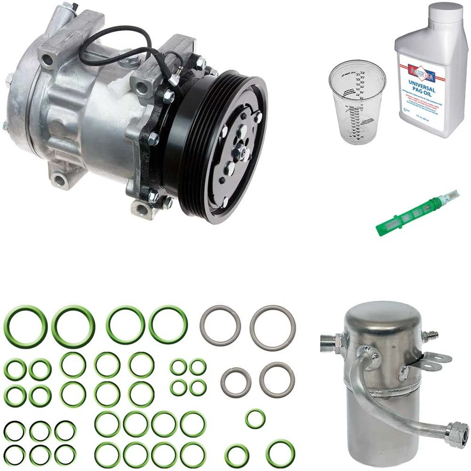 Para Mazda 626 1998 1999 2000 2001 2002 Omega compressor CA com kit de reparo A/C DAC - Imagem 1 de 1