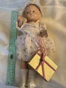 Antike Verbundpuppe Gelenk 1800er Jahre? Kleidung bewegliche Gliedmaßen Vintage Mädchen Spielzeug Vintage - Bild 1 von 24