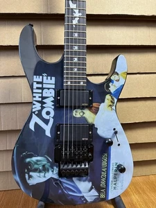 Kirk Hammett White Zombie Electric Guitar Black Fretboard HH Pickup Maple Neck - Picture 1 of 19