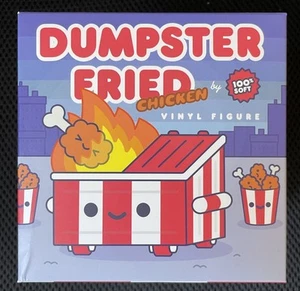Dumpster Fire Fried Chicken Edition Vinyl Figur 100% soft LE Exclusive - Bild 1 von 5