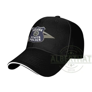 Cappello da baseball unisex Indiana State Police cappello papà regolabile - Foto 1 di 9