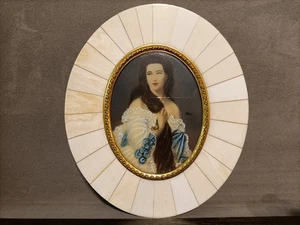 Miniatur Malerei, Lupenmalerei : Madame Rimsky Korsakov - Bild 1 von 4