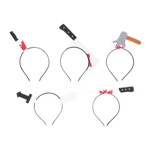 Cuchillo de cocina simulado y tijeras 5 piezas disfraz infantil sombreros - Imagen 1 de 12