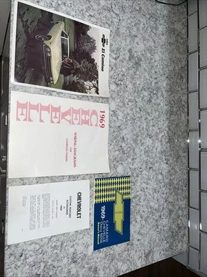 1969 Camaro, Chevelle, El Camino, Nova Owners Manual, Wiring , Accessories, Broc - Image 1 of 4