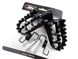 YAMAHA CT1 69-71 JBS BLACK FOOT PEG SET LEFT RIGHT PAIR FOOTPEGS REST - Picture 1 of 4