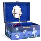 Jewelkeeper Girl's Musical Jewellery Box with Spinning Ballerina, Glitter Des...